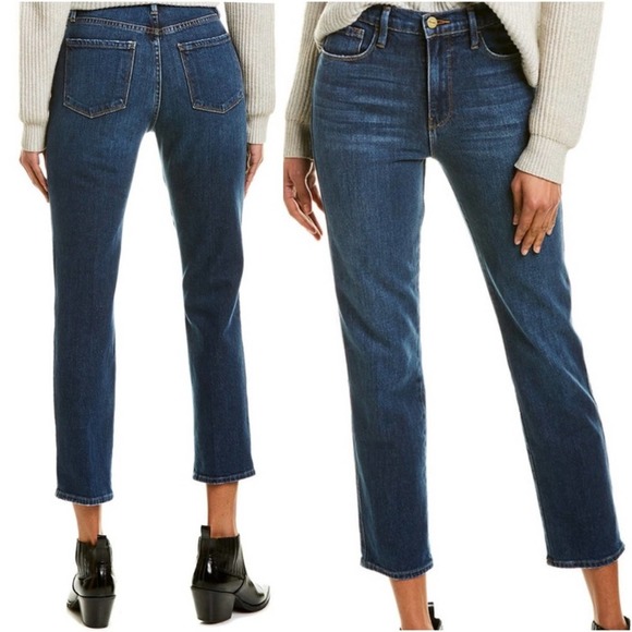 Frame Denim Denim - {Frame} Le Sylvie Crop Straight Jeans, Mellencamp, Size 26